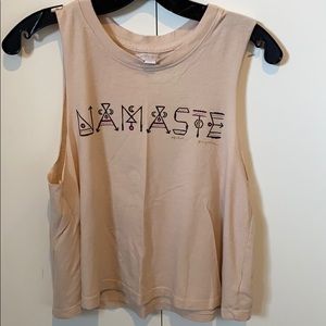 Spiritual gangster “namaste” tank